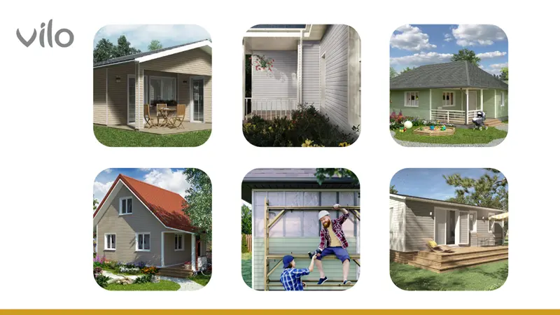 vilo jasnoszary siding sv-03 20cm 385cm 