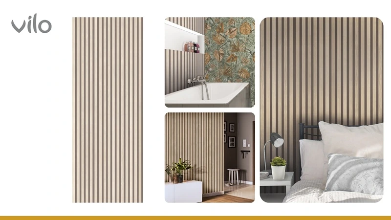 Zdjęcie realizacji z wykorzystaniem paneli ściennych Vilo