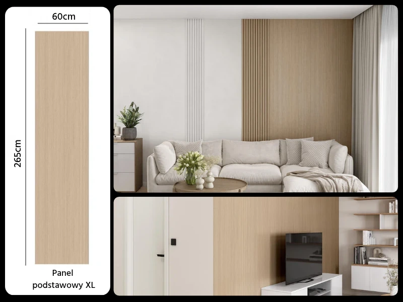 panel Truffle Oak XL z wizualizacjami