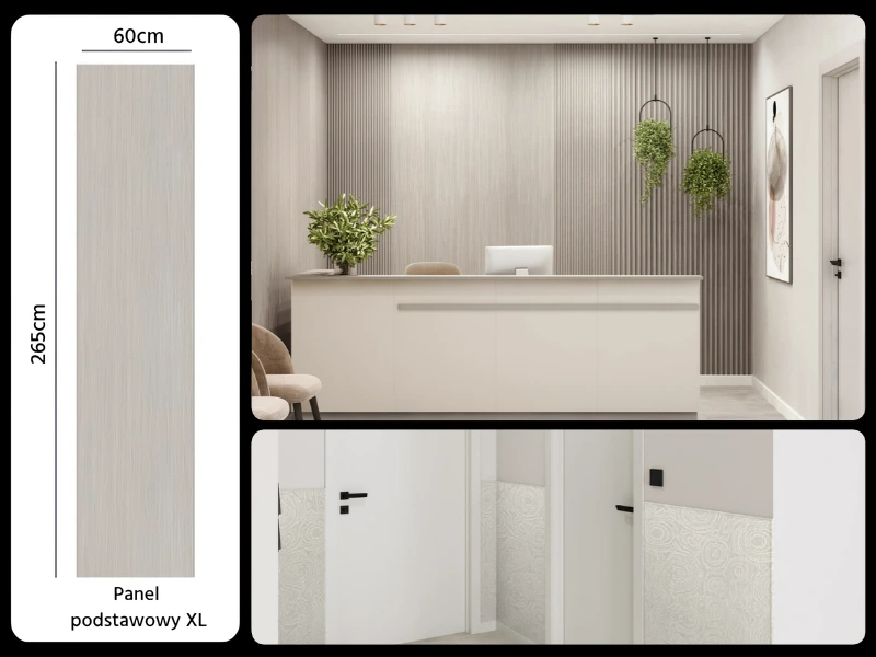 panel Savanna Wood z wizualizacjami
