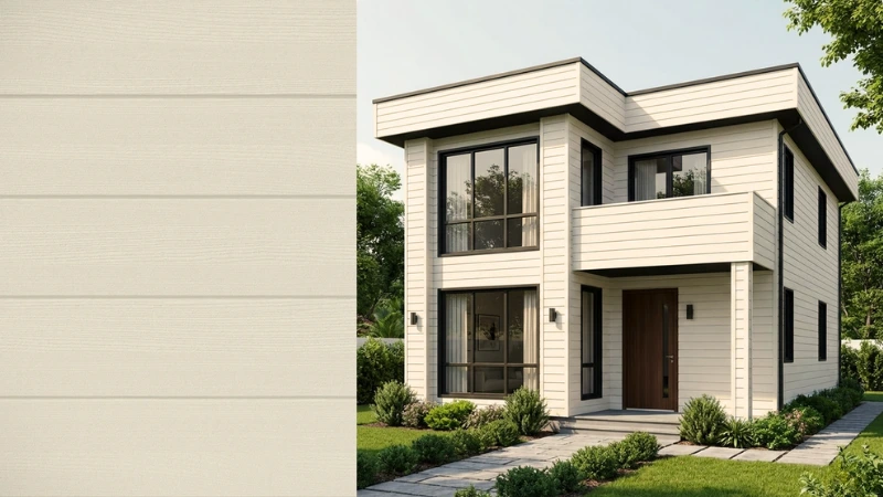 Ułożenie paneli creme w poziomie z wizualizacją