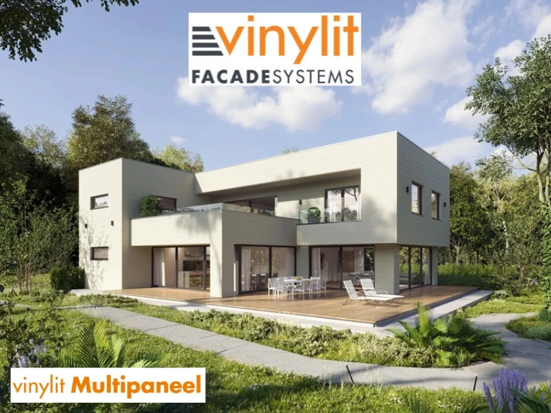 Wizualizacja panela Vinylit Multipaneel w kolorze creme