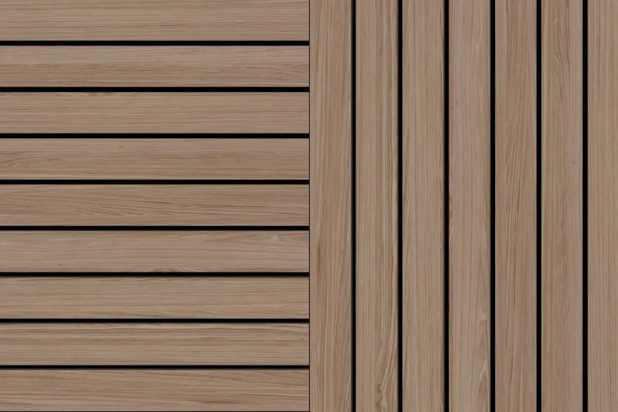 Vinylit Artisan Oak - montaż poziomy i pionowy