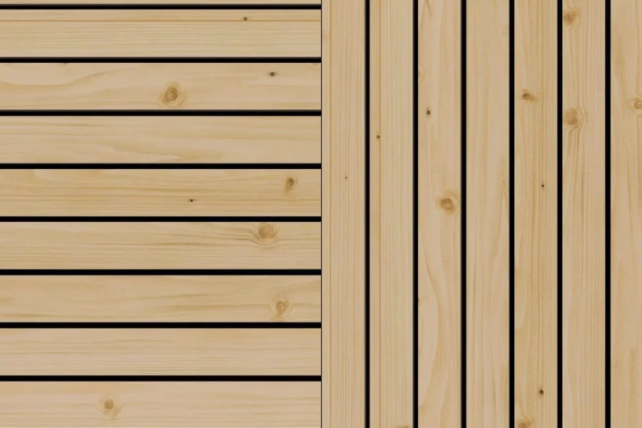 Montaż paneli Jura Pinew pionie i poziomie