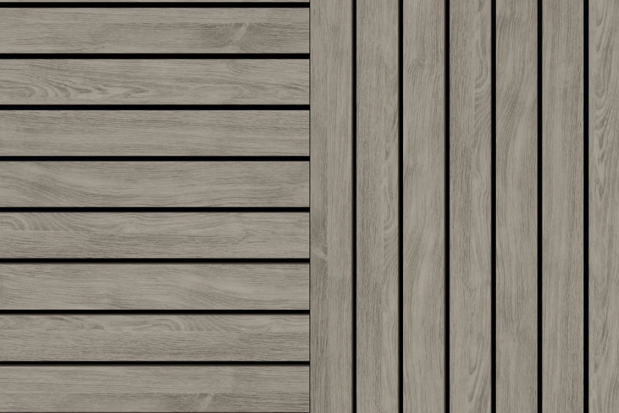 Montaż paneli Vinylit Sheffield Oak Concrete w poziomie i pionie