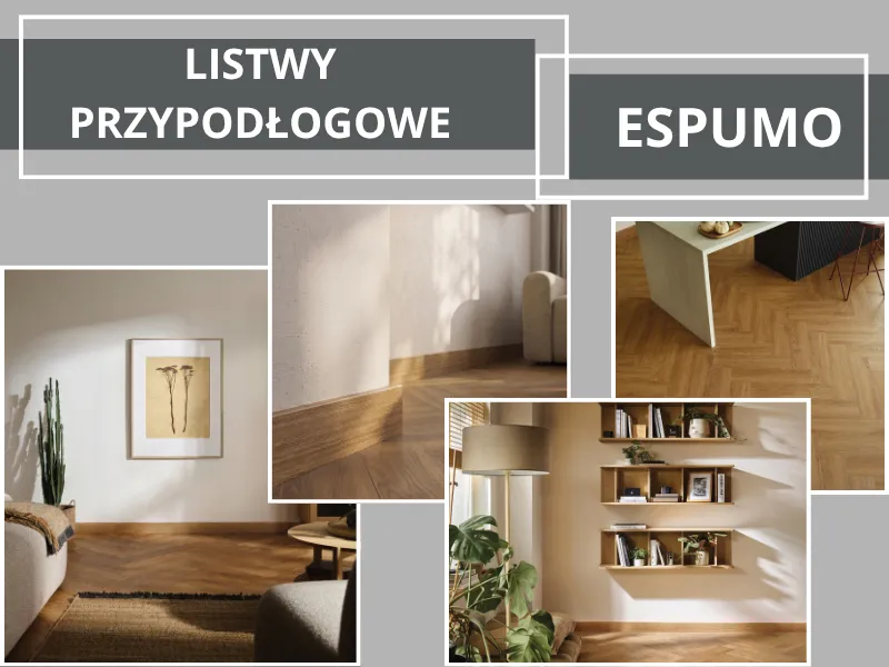 Wizualizacje listew przypodłogowych Vox Espumo