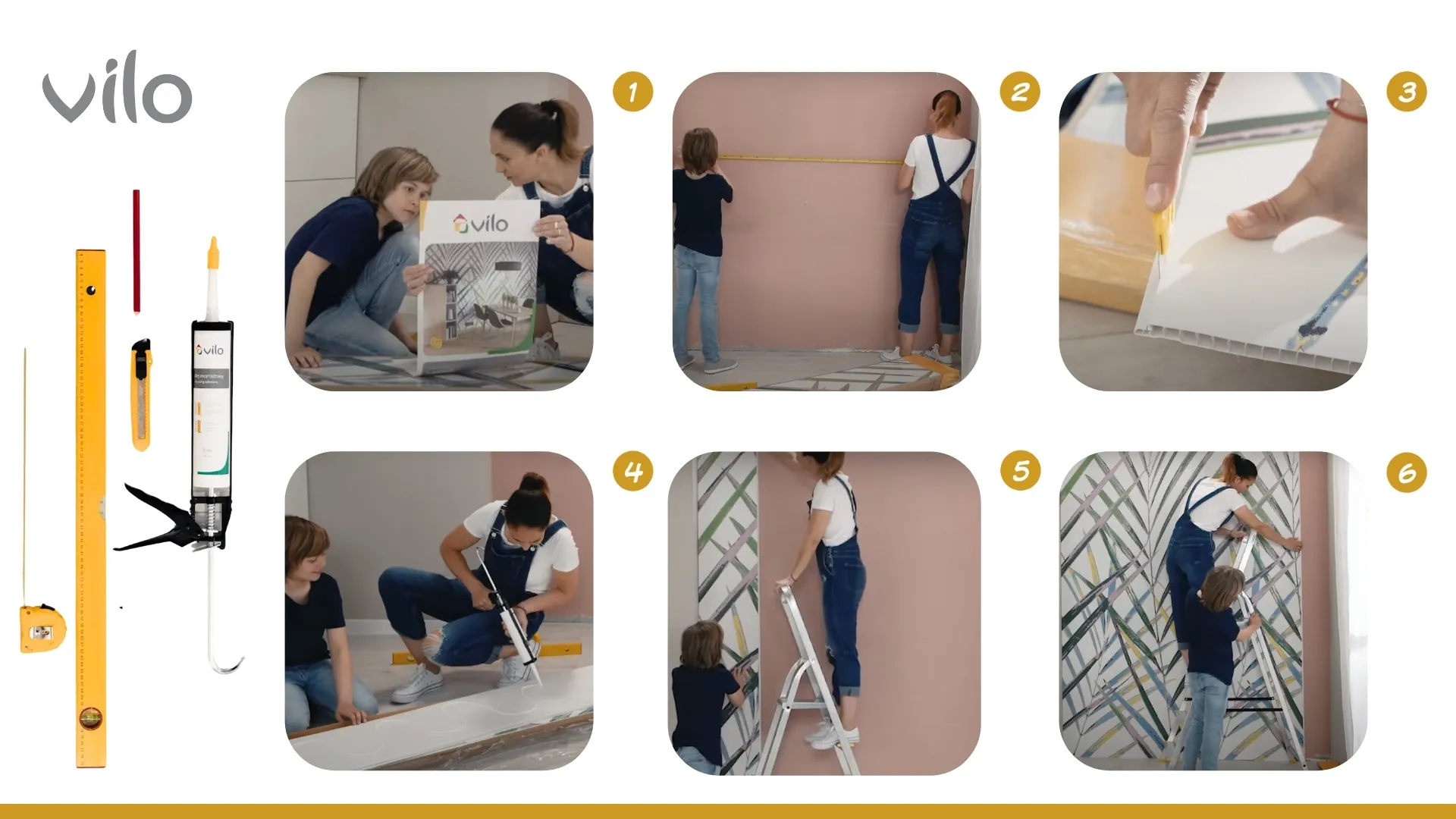 Panel ścienny PVC zdjęcie instrukcji montażu na klej