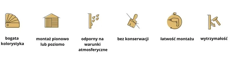 siding vilo ikony przedstawiające zalety produktu