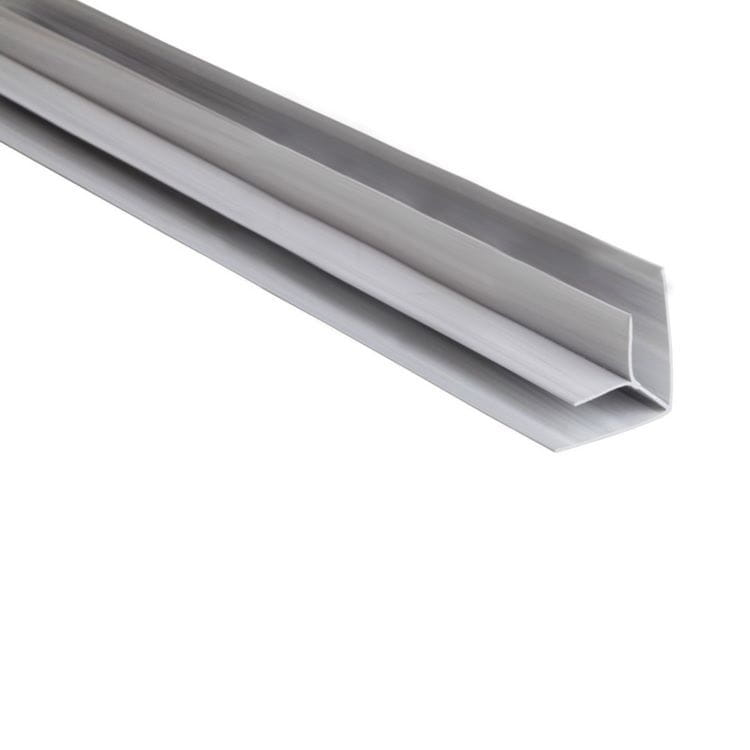 AS popiel marmur - Narożnik WEWNĘTRZNY 90° PVC / 3m