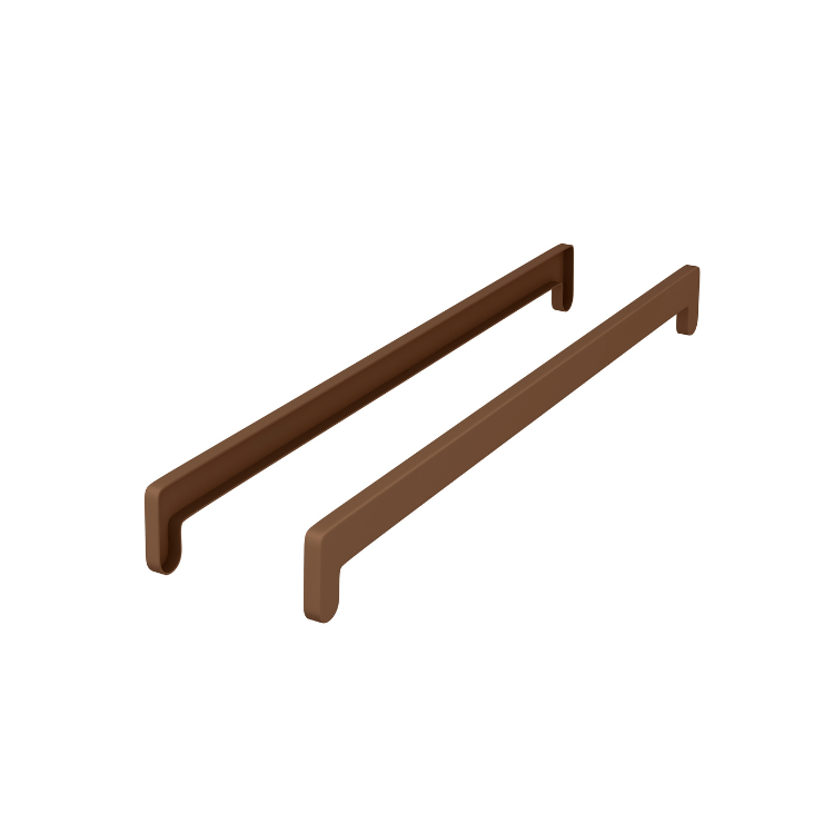 Vilo Zaślepka parapetu PVC - orzech UNIWERSALNA (lewa+prawa) / kpl.