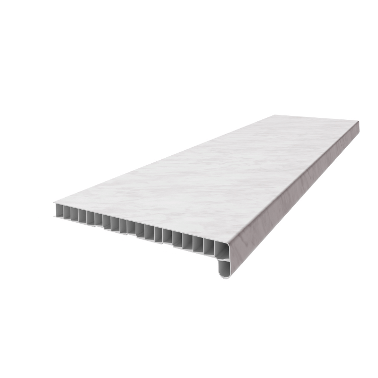 Vilo Parapet wewnętrzny PVC szer. 25cm - marmur / 1,5m