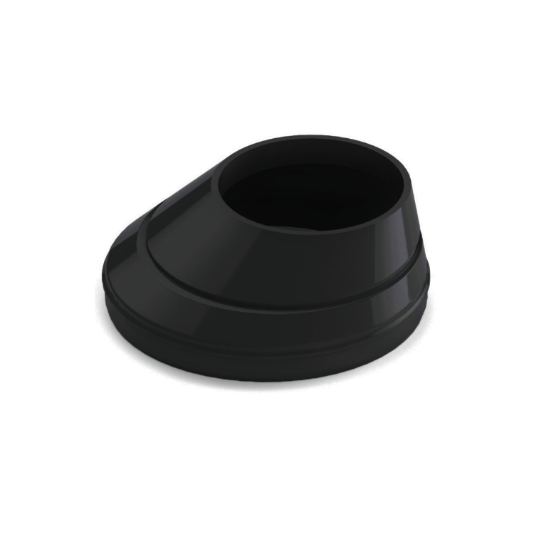 BRYZA PVC czarny - Redukcja 110/63mm (do osadnika)