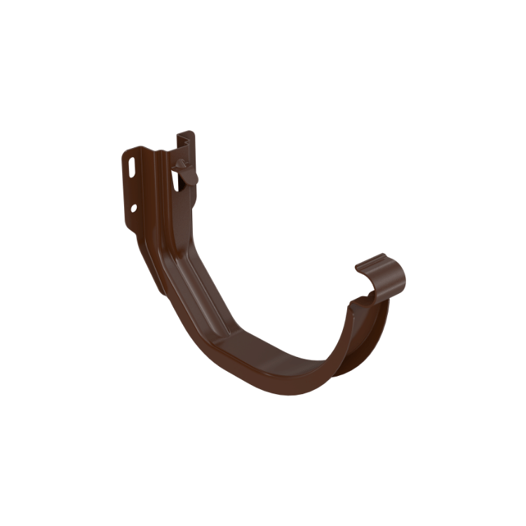 BRYZA STAL brązowy - Uchwyt rynnowy 125mm / DOCZOŁOWY