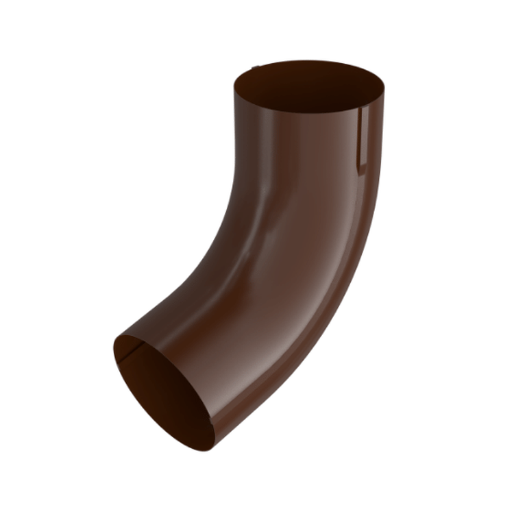 BRYZA STAL brązowy - Kolano / wylewka 90mm (kąt 72°)