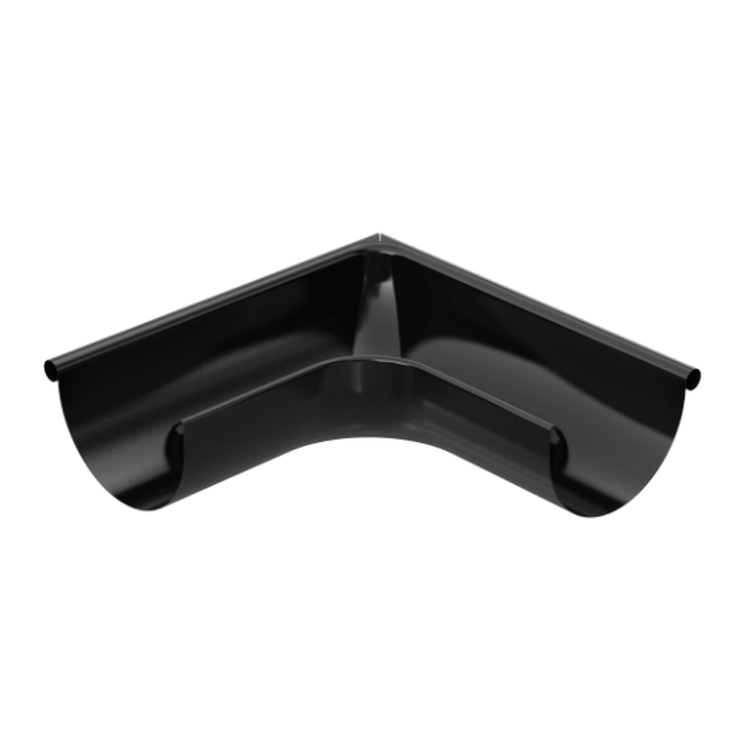 BRYZA STAL czarny - Narożnik 125mm / ZEWNĘTRZNY (kąt 90°)