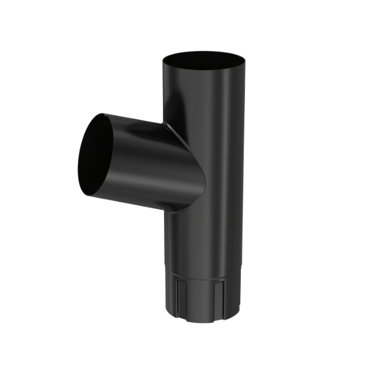 BRYZA STAL czarny - Trójnik 90/90/90mm (kąt 72°)