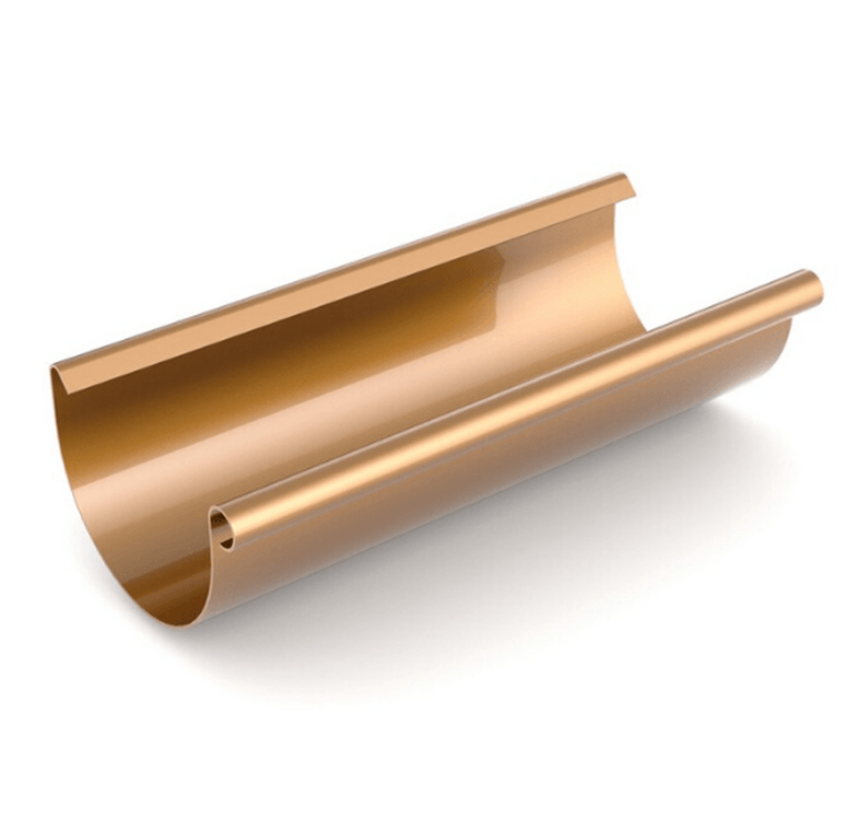 BRYZA PVC miedziany - Rynna 125mm / 4m