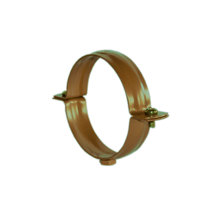 MIEDZIANY - Obejma rury 90mm metalowa