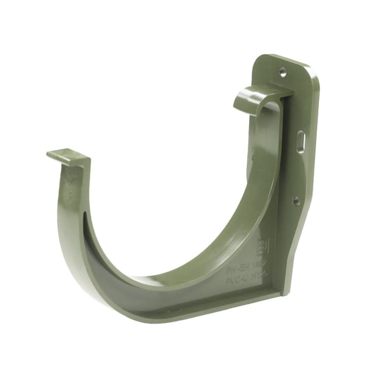 ZIELONY PVC - Uchwyt rynnowy 75mm uniwersalny / DOCZOŁOWY