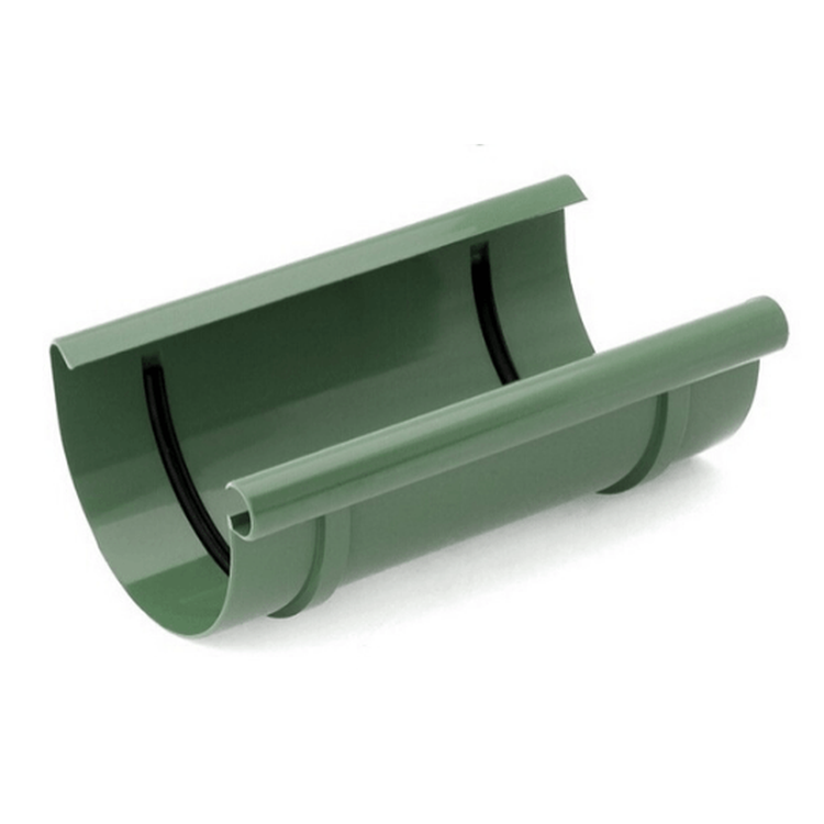 BRYZA PVC zielony - Złączka rynnowa 75mm