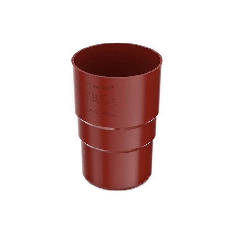 BRYZA PVC czerwony - Złączka rury 90mm (mufa)