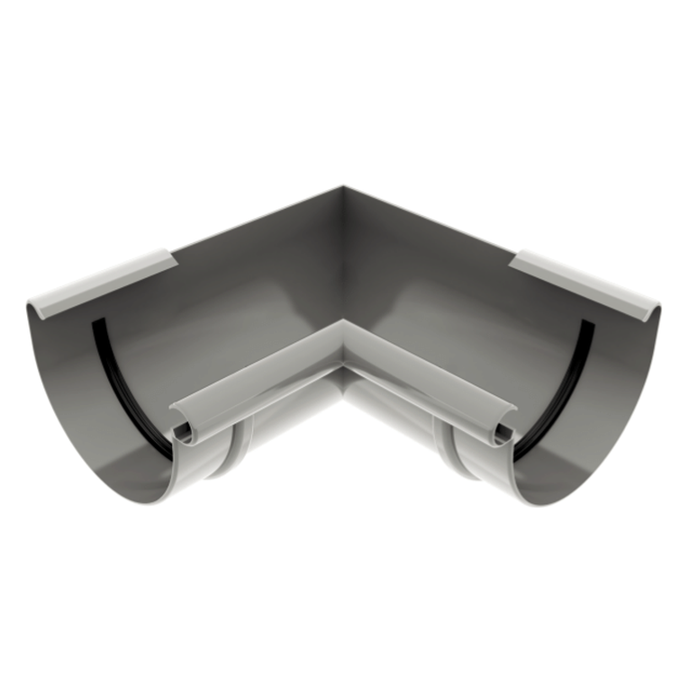 OCEAN PVC szary - Narożnik 100mm / WEWNĘTRZNY (kąt 90°)