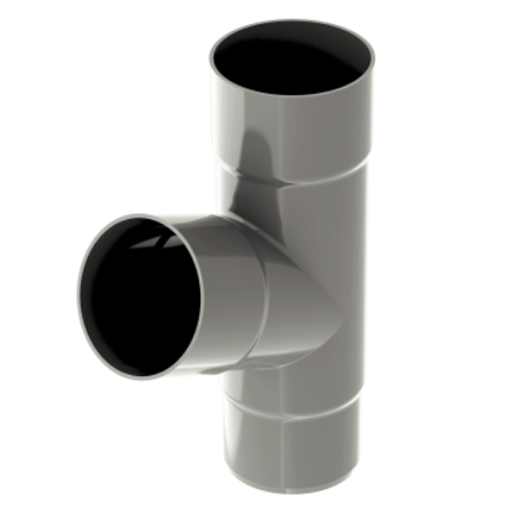 OCEAN PVC szary - Trójnik 90/90/90mm (kąt 67,5°)