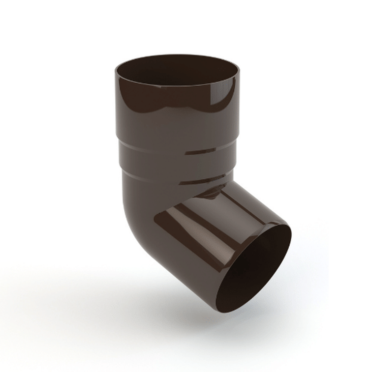 GAMRAT PVC brązowy ciemny - Kolano / wylewka 110mm (kąt 67,5°)