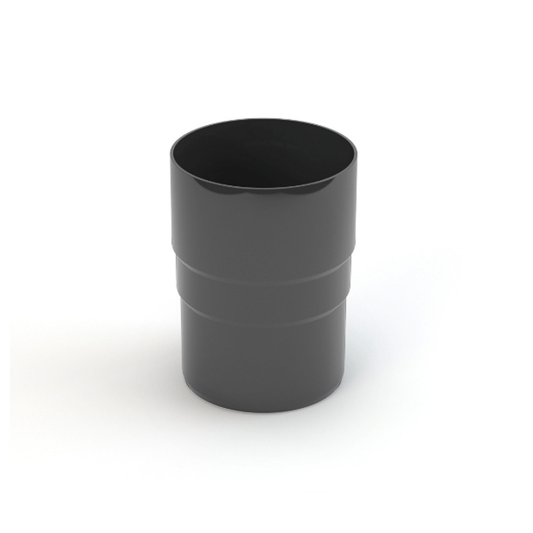 GAMRAT PVC grafitowy - Złączka rury 63mm (mufa)