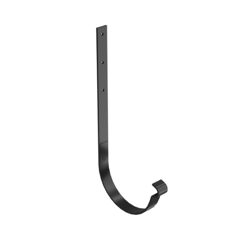 BRYZA STAL czarny - Hak rynnowy 150mm / PROSTY