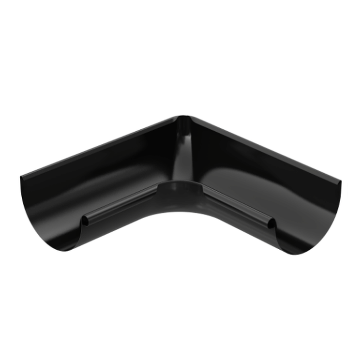 BRYZA STAL czarny - Narożnik 150mm / WEWNĘTRZNY (kąt 90°)