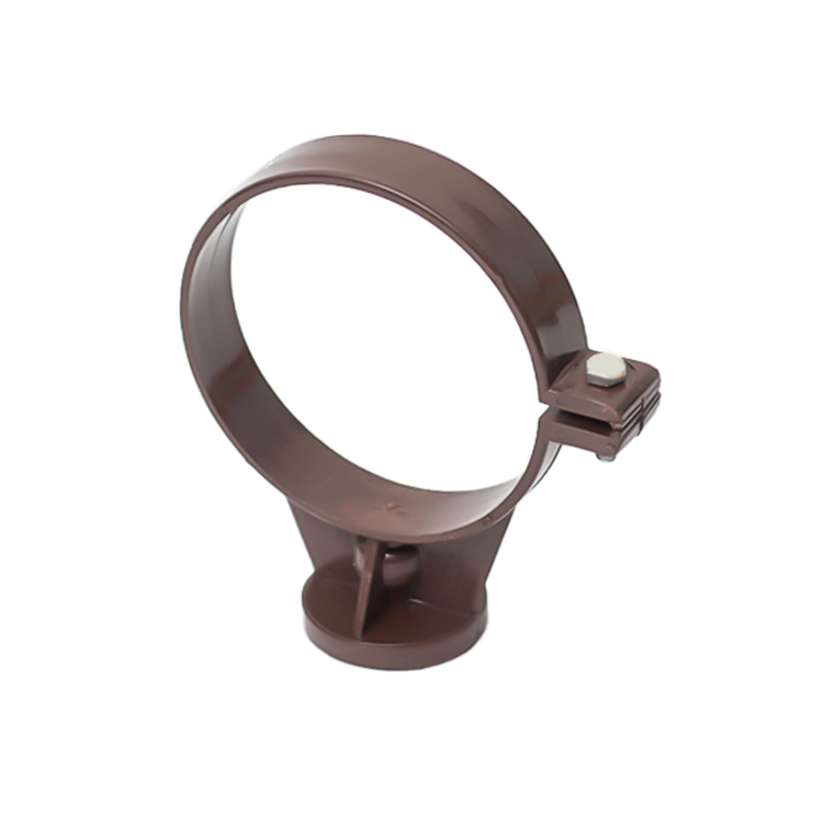 IZABELLA PVC brązowy - Obejma rury 75mm PVC