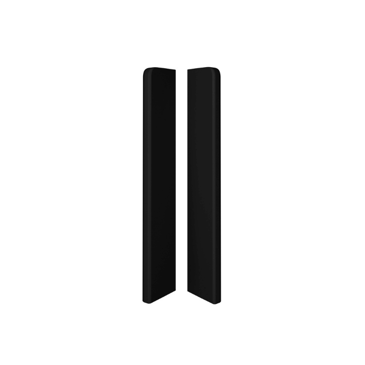 VOX - zaślepka do listwy przypodłogowej Espumo ESP406 czarna (lewa+prawa)