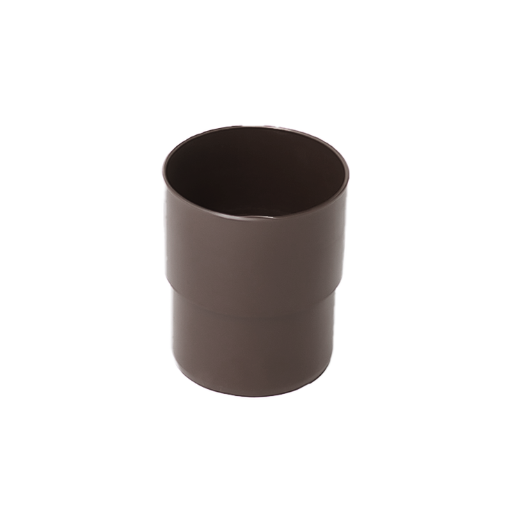 Gamrat/IZABELLA PVC brązowy ciemny - Złączka rury 100mm (mufa)