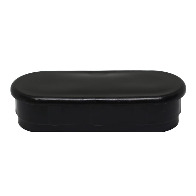 ZAŚLEPKA do profilu PVC ławkowego - ogrodzeniowego 85x35mm / CZARNA AS