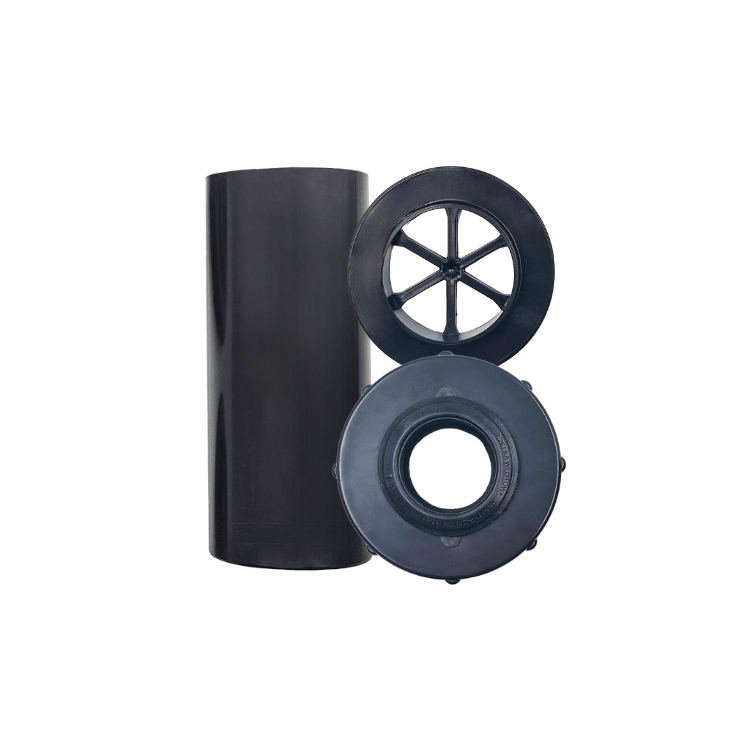 GAMRAT PVC - Zestaw do łapania wody 110mm grafitowy