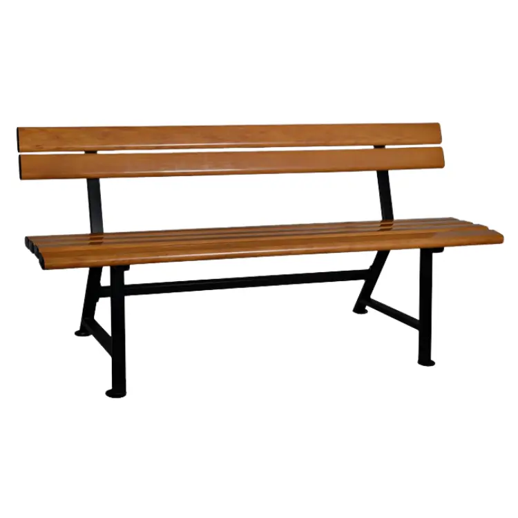 ŁAWKA z desek PVC  + nogi stalowe / drewnopodobna 150cm 