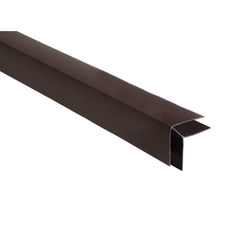WS brązowy - Narożnik ZEWNĘTRZNY 90° PVC / 2,65m