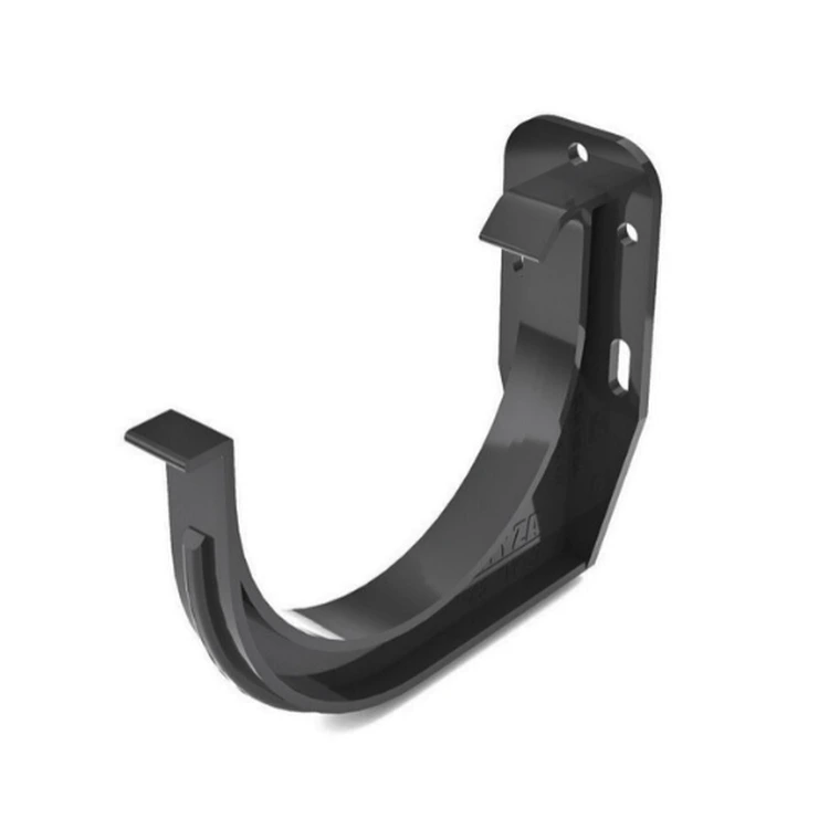 BRYZA PVC grafitowy - Uchwyt rynnowy 75mm / DOCZOŁOWY