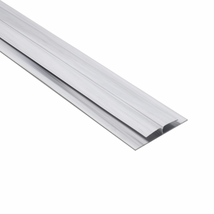 AS popiel marmur - Listwa łącząca "H" PVC / 2,65m