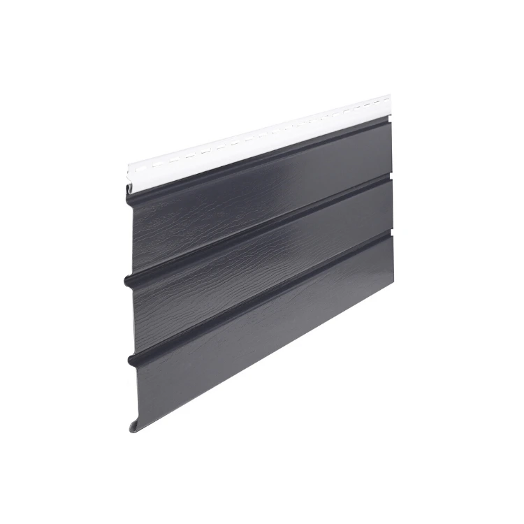 BORYSZEW antracyt - Podsufitka PEŁNA T4 (trzydeskowa) PVC / 30,5cm x 3,39m