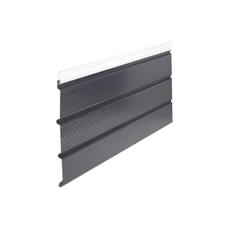 BORYSZEW antracyt - Podsufitka WENTYLACYJNA T4 (trzydeskowa) PVC / 30,5cm x 3,39m