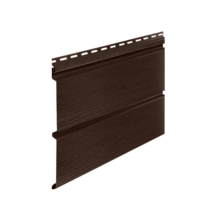 BORYSZEW brąz czekoladowy - Podsufitka PEŁNA D5 duo (dwudeskowa) PVC / 25,4cm x 3,66m