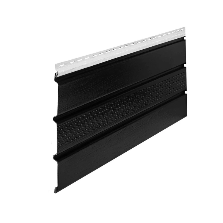 BORYSZEW czarny - Podsufitka WENTYLACYJNA T4 (trzydeskowa) PVC / 30,5cm x 3,39m