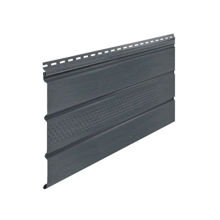 BORYSZEW grafit - Podsufitka WENTYLACYJNA T4 (trzydeskowa) PVC / 30,5cm x 3,39m