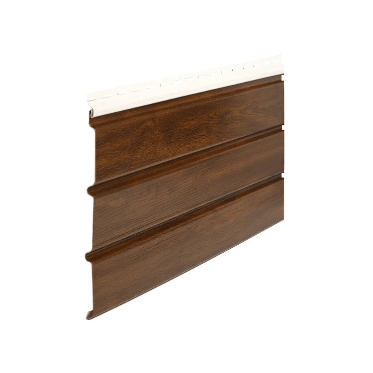 BORYSZEW orzech - Podsufitka PEŁNA T4 (trzydeskowa) PVC / 30,5cm x 3,39m