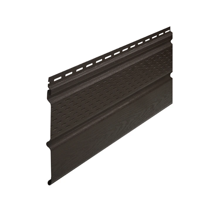 GAMRAT ciemnobrązowy - Podsufitka WENTYLACYJNA (dwudeskowa) PVC / 20,3cm x 3m