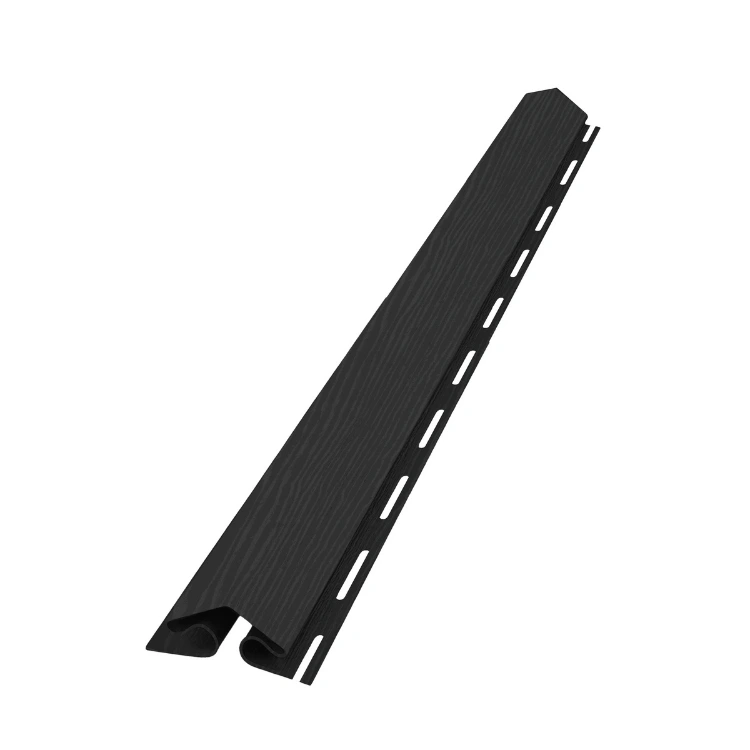 GAMRAT czarny - Narożnik zewnętrzny (do podsufitki) PVC / 3m 