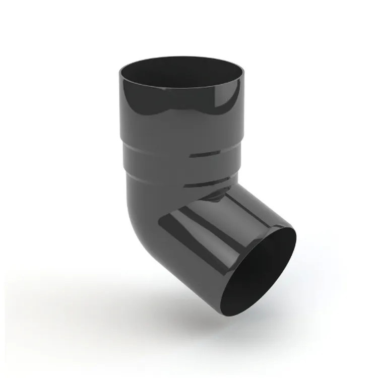 GAMRAT PVC grafitowy - Kolano / wylewka 63mm (kąt 67,5°)