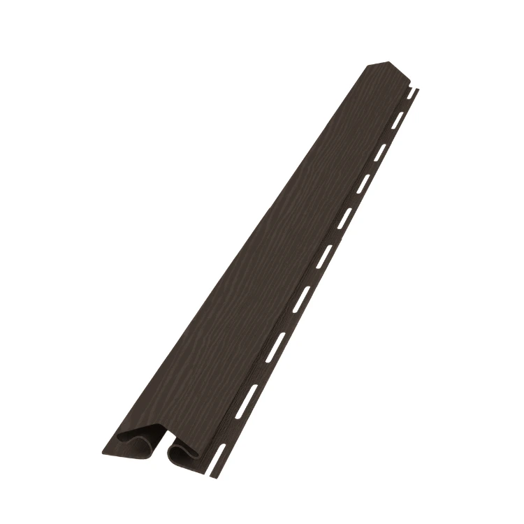 GAMRAT ciemnobrązowy - Narożnik zewnętrzny (do podsufitki) PVC / 3m